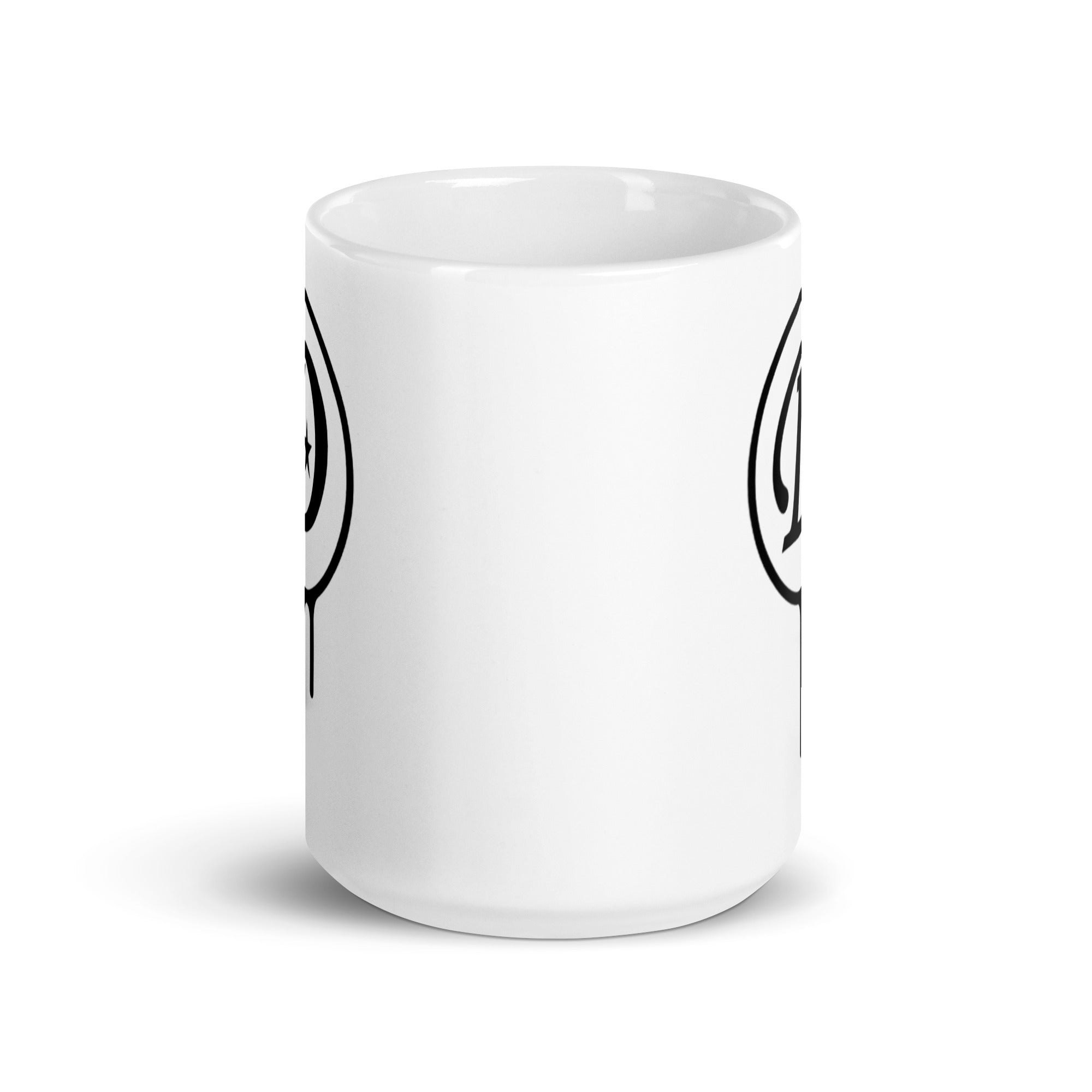 DD White glossy mug
