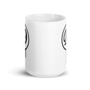 Taza blanca brillante DD