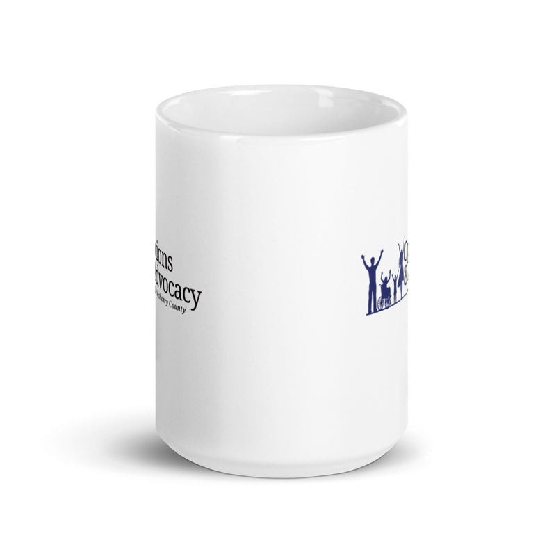 OAMC White glossy mug
