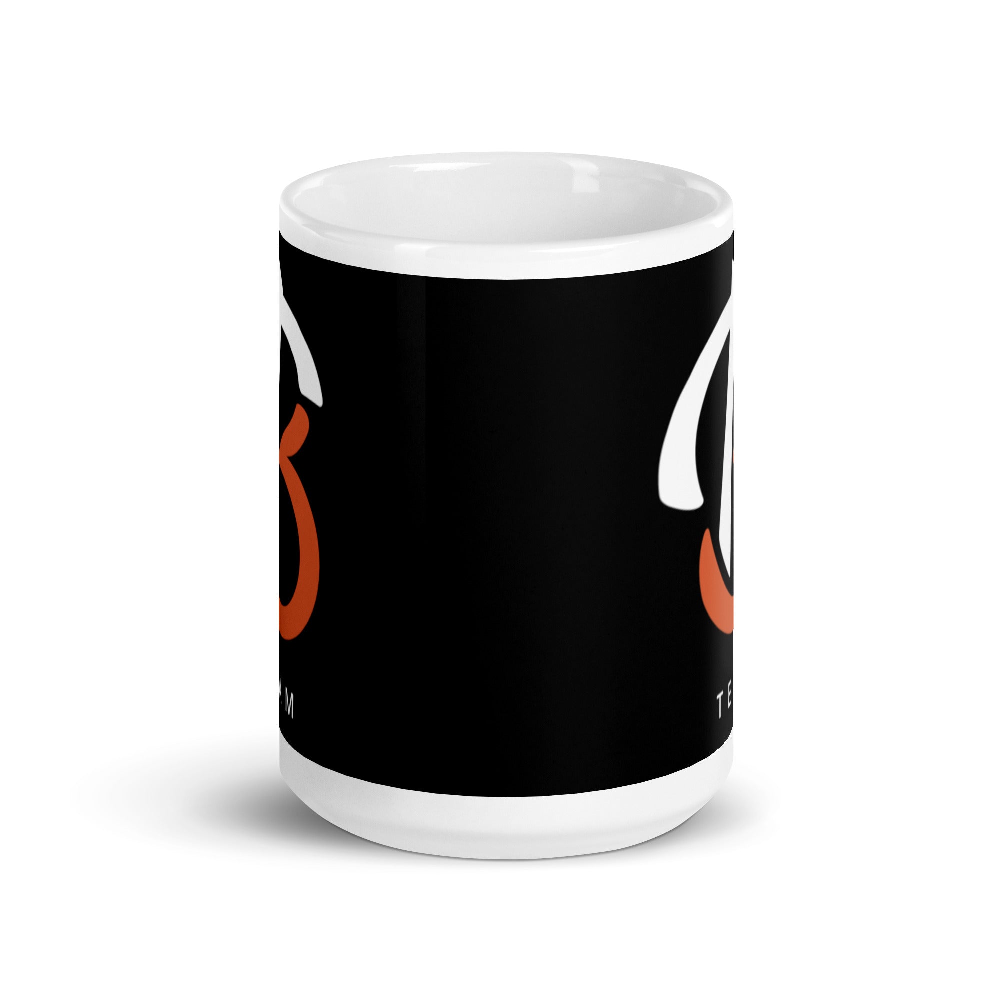 HBT White glossy mug