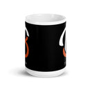 HBT White glossy mug