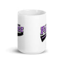 CJF White glossy mug