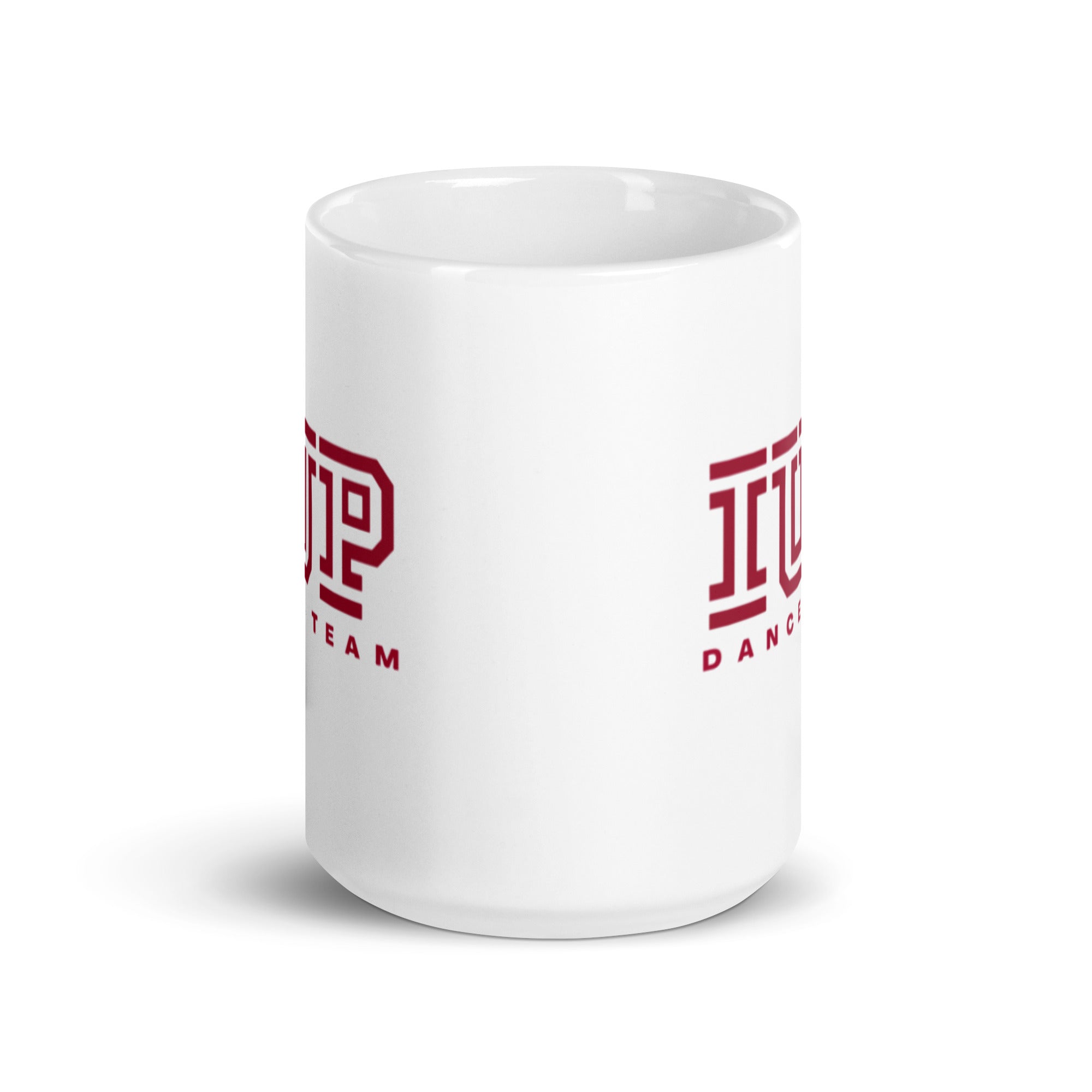 IUP White glossy mug