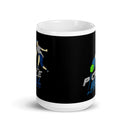 Taza blanca brillante PickleBall