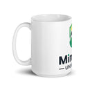 Mindset Univ. White glossy mug