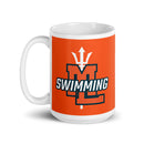 Mountain Lakes Swimming glossy mug
