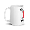 NOHS Lacrosse White glossy mug