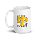 NPHS Lacrosse White glossy mug