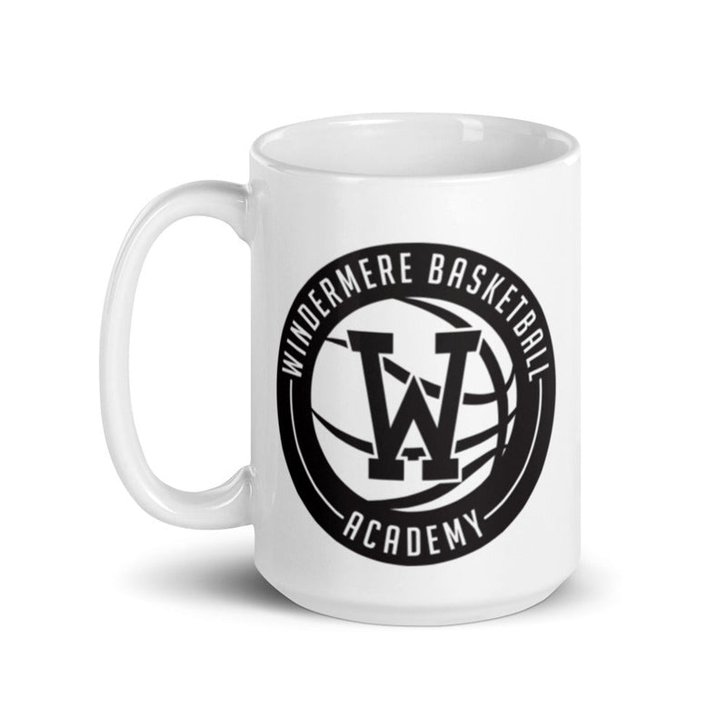 WBA White glossy mug
