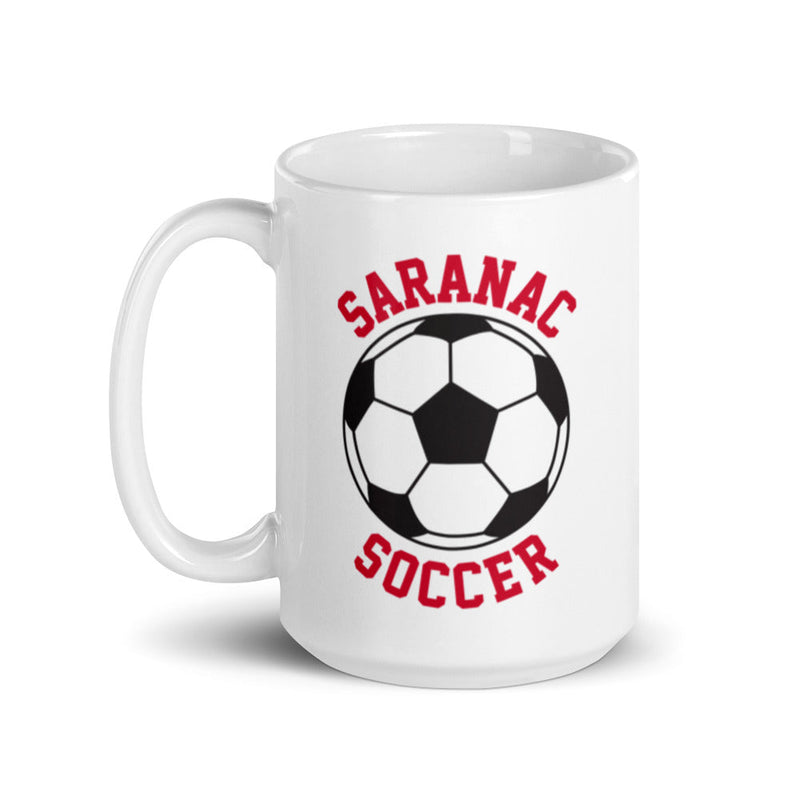Saranac Soccer glossy mug