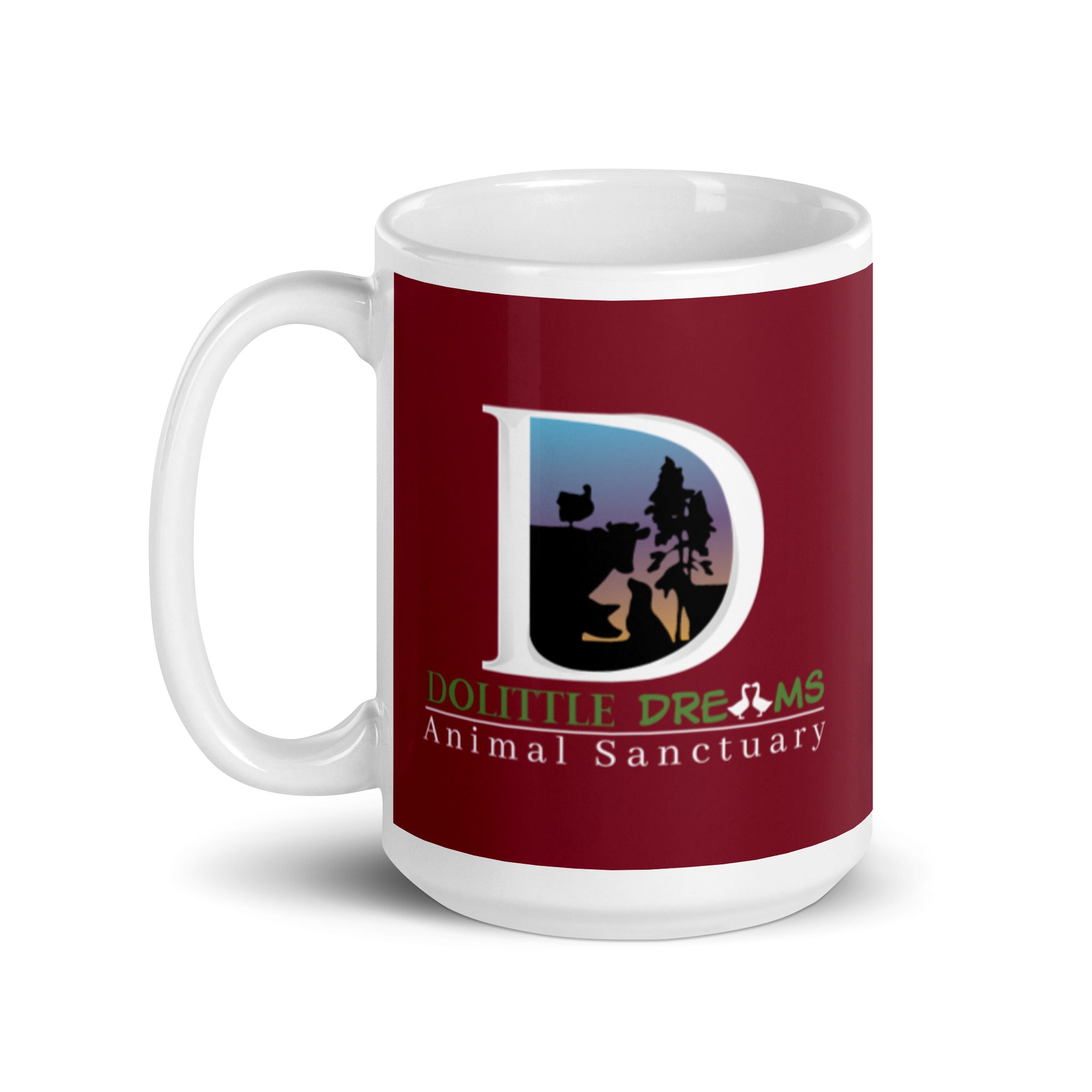 DD White glossy mug