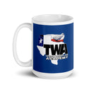 TWA White glossy mug