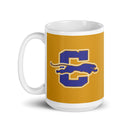 CA White glossy mug