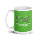 Taza blanca brillante SPCYO STEP