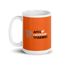 APT White glossy mug