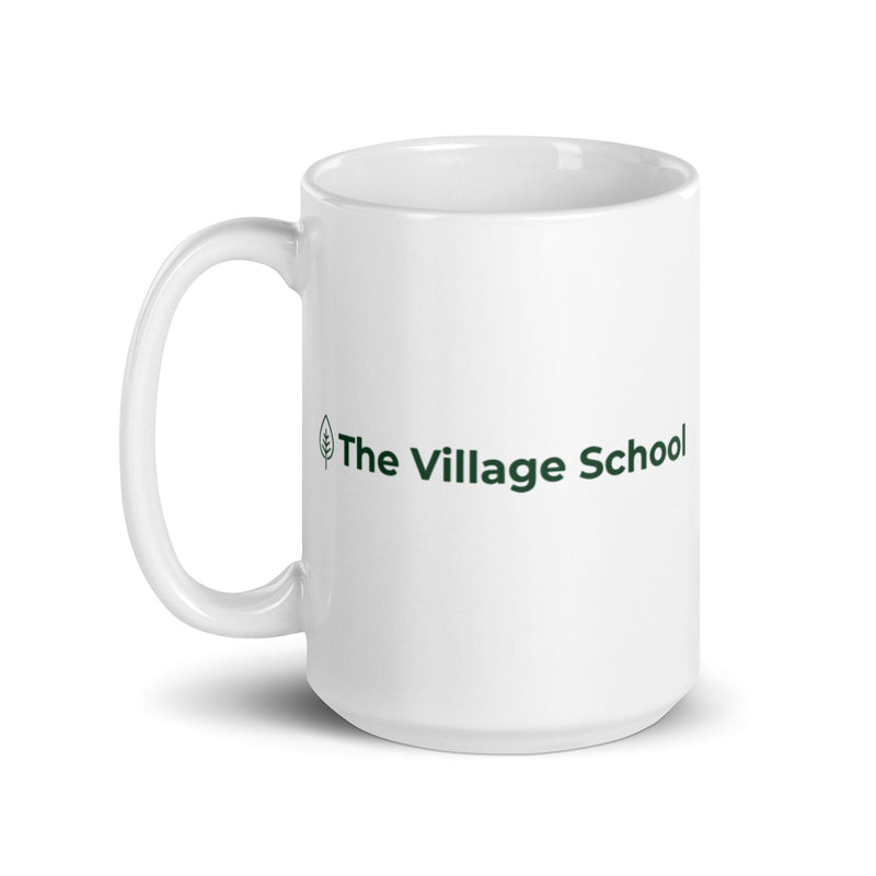 TVS White glossy mug