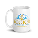 Taza blanca brillante BSM