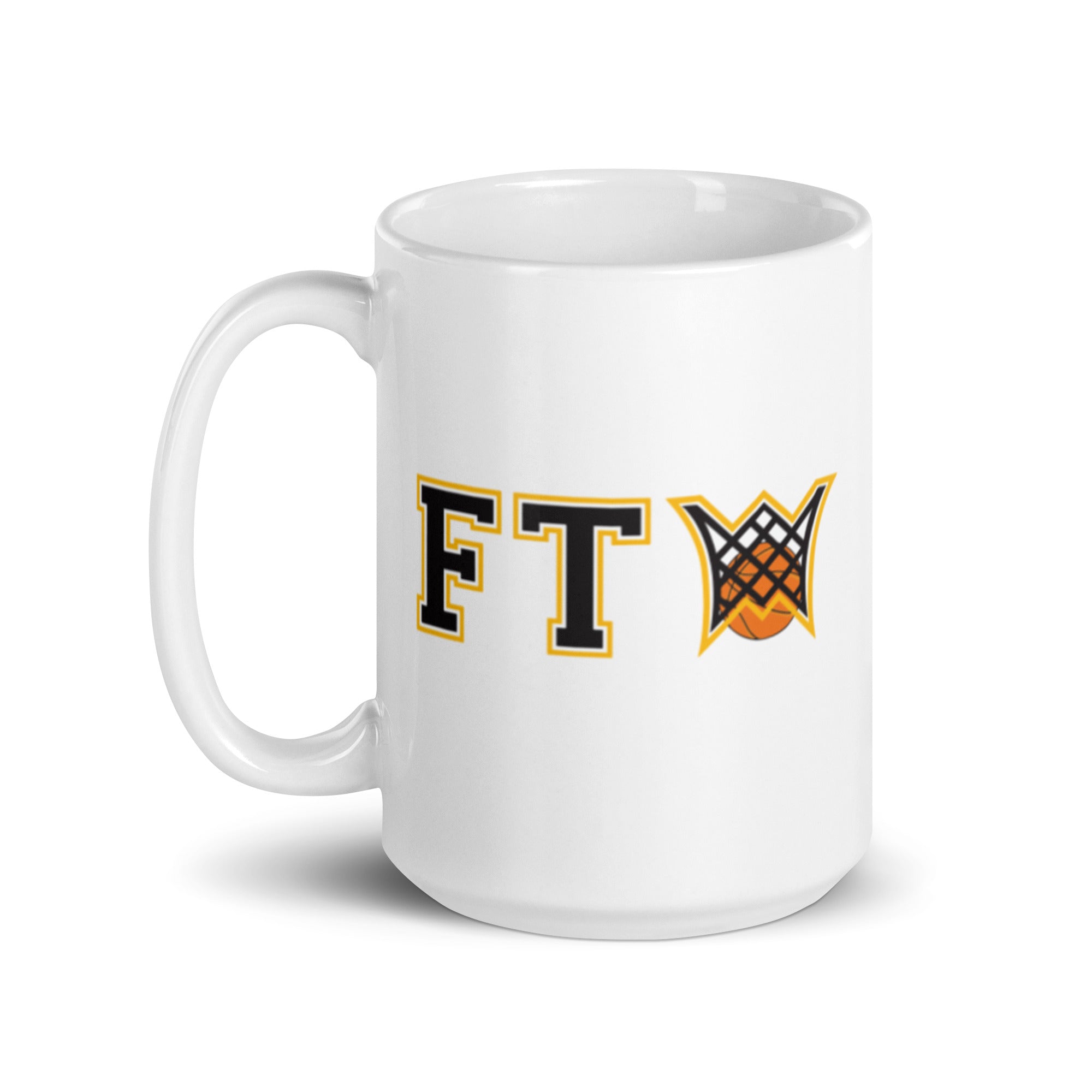 FTW White glossy mug