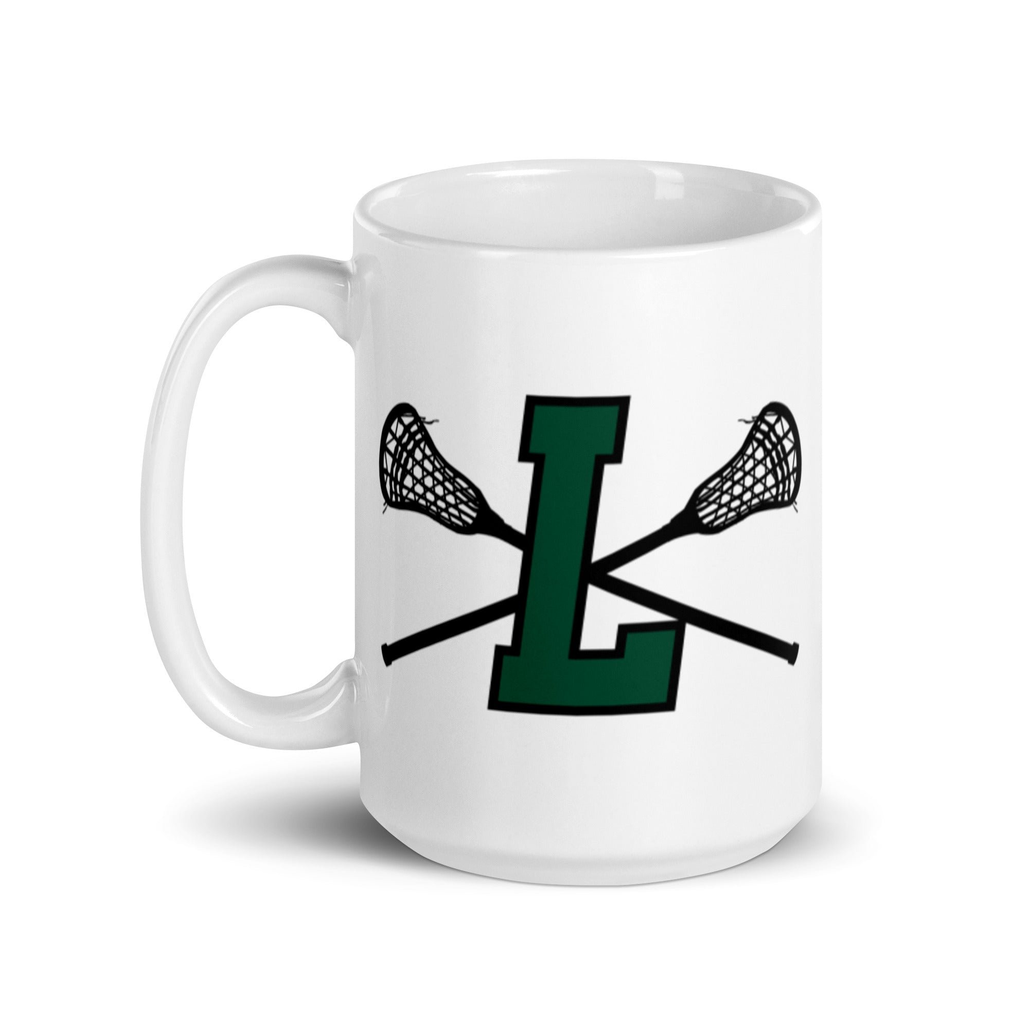 LL White glossy mug