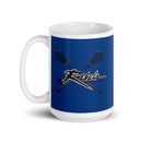 Taza blanca brillante Lady Rebels