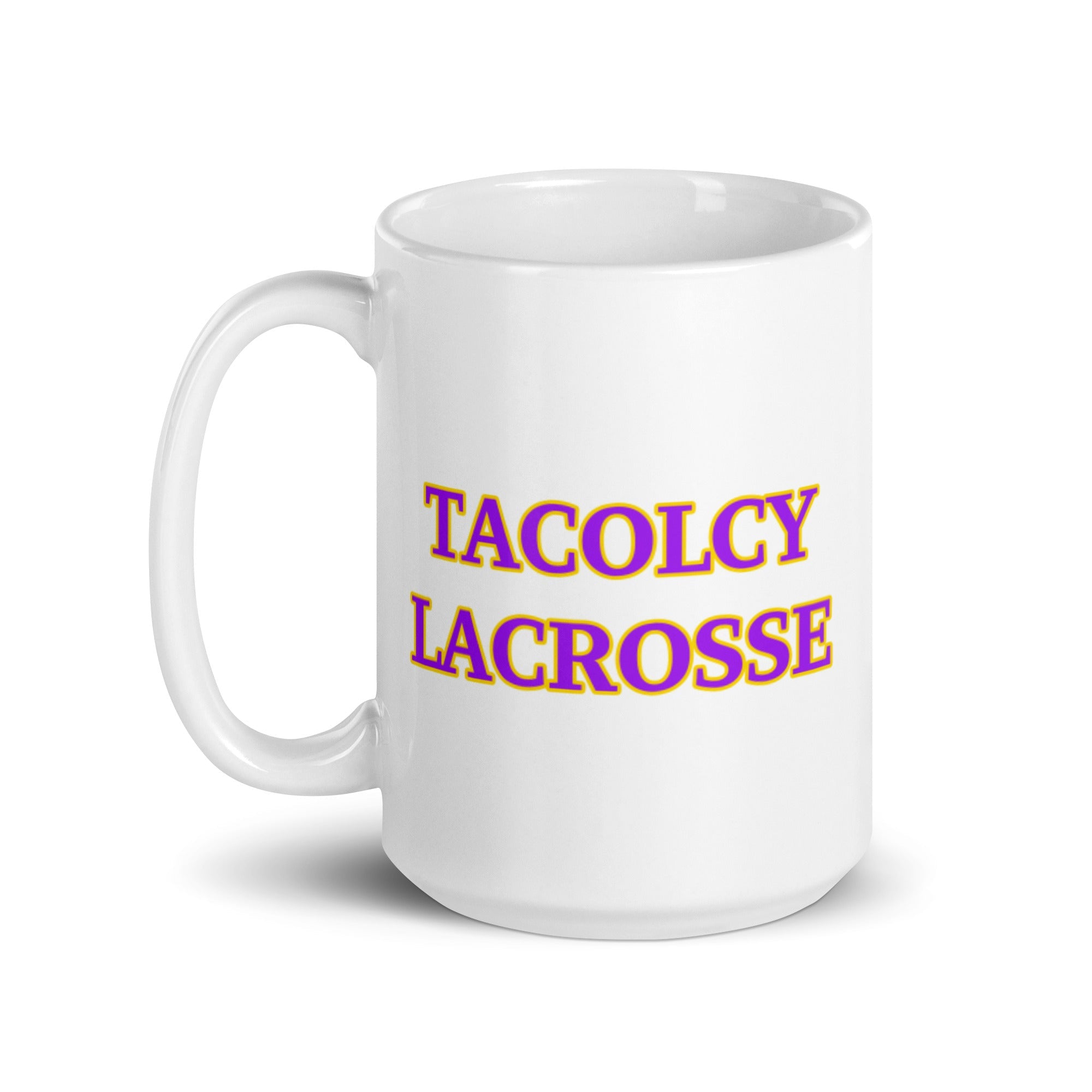 TL White glossy mug