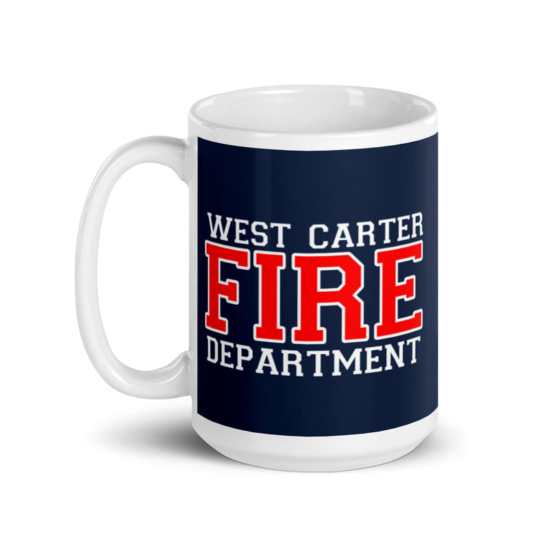 WCFD White glossy mug