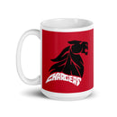 Taza blanca brillante CB