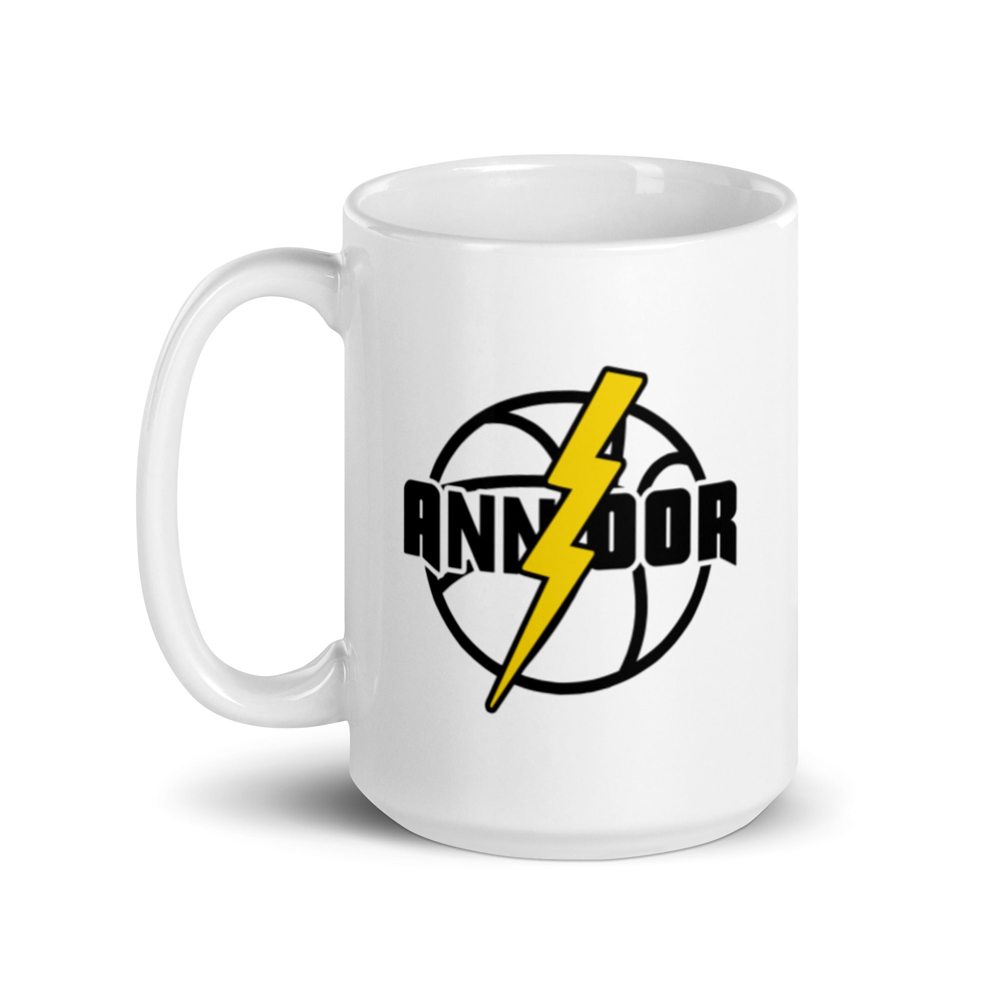 ANA White glossy mug