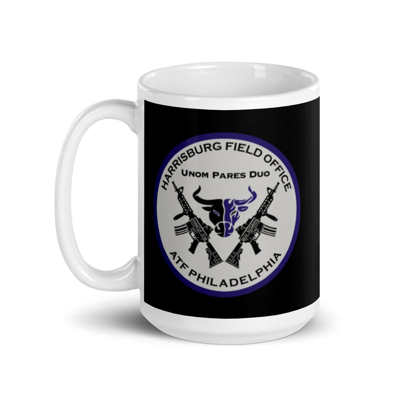 ATF White glossy mug