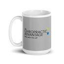 TCA White glossy mug