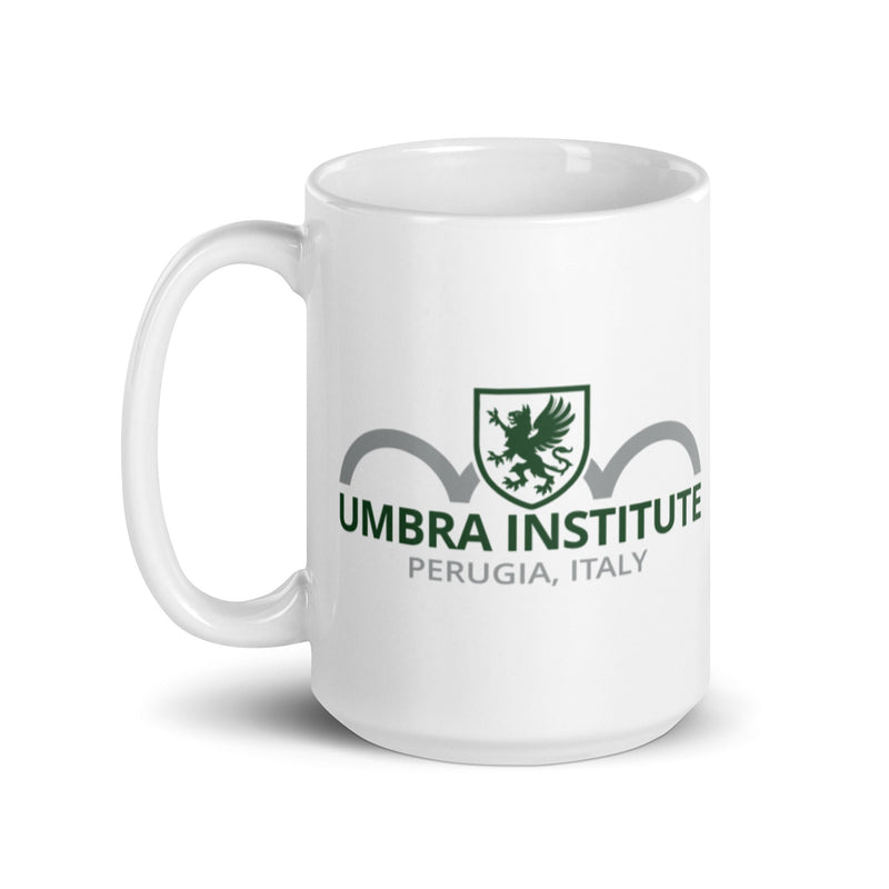 UI White glossy mug