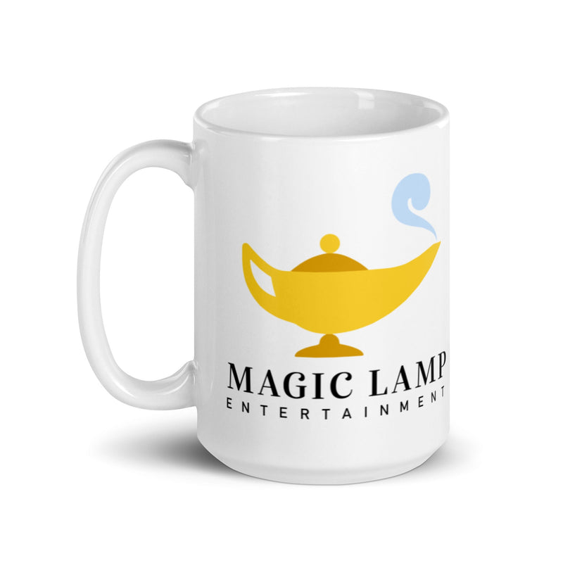 MLE White glossy mug
