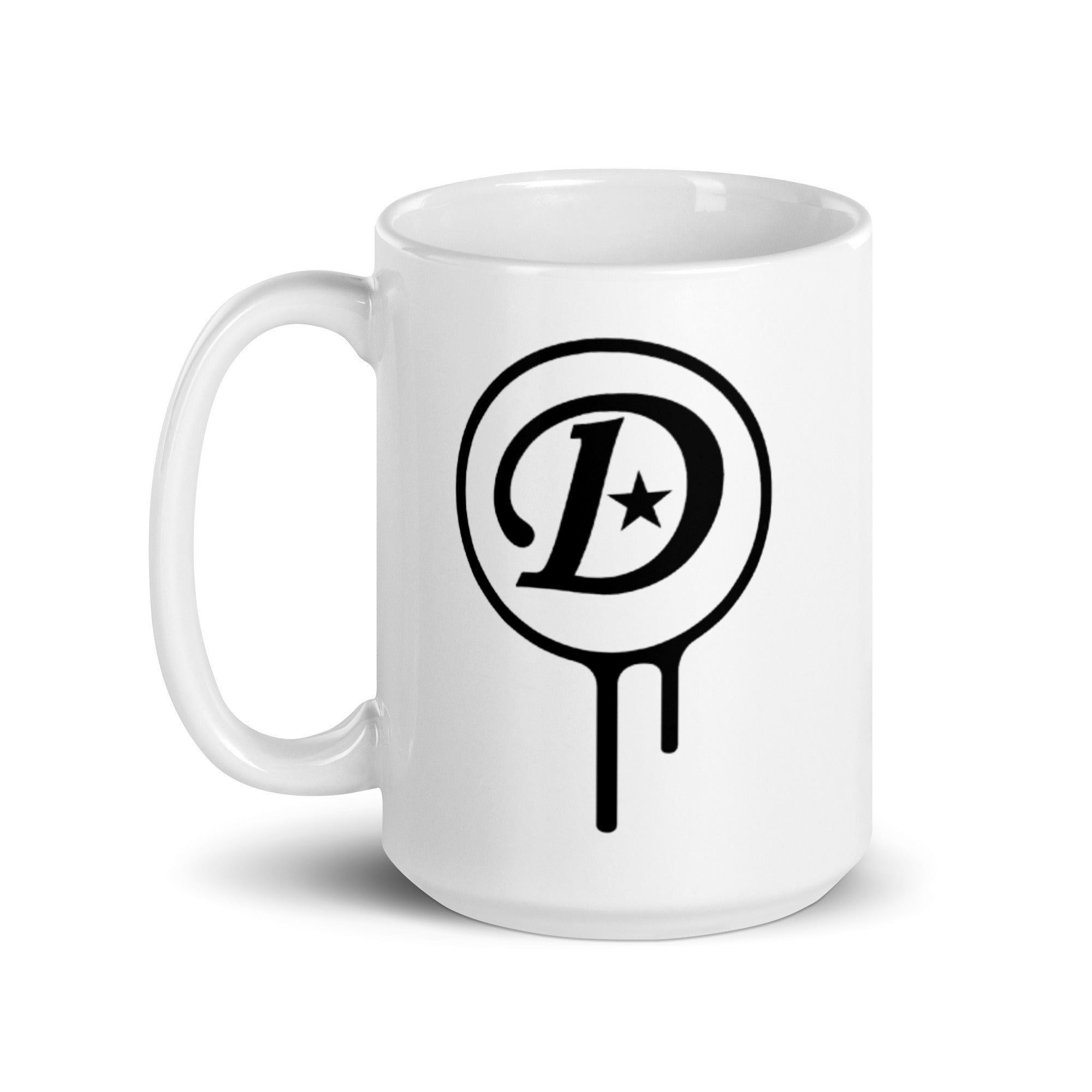 DD White glossy mug