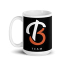 HBT White glossy mug