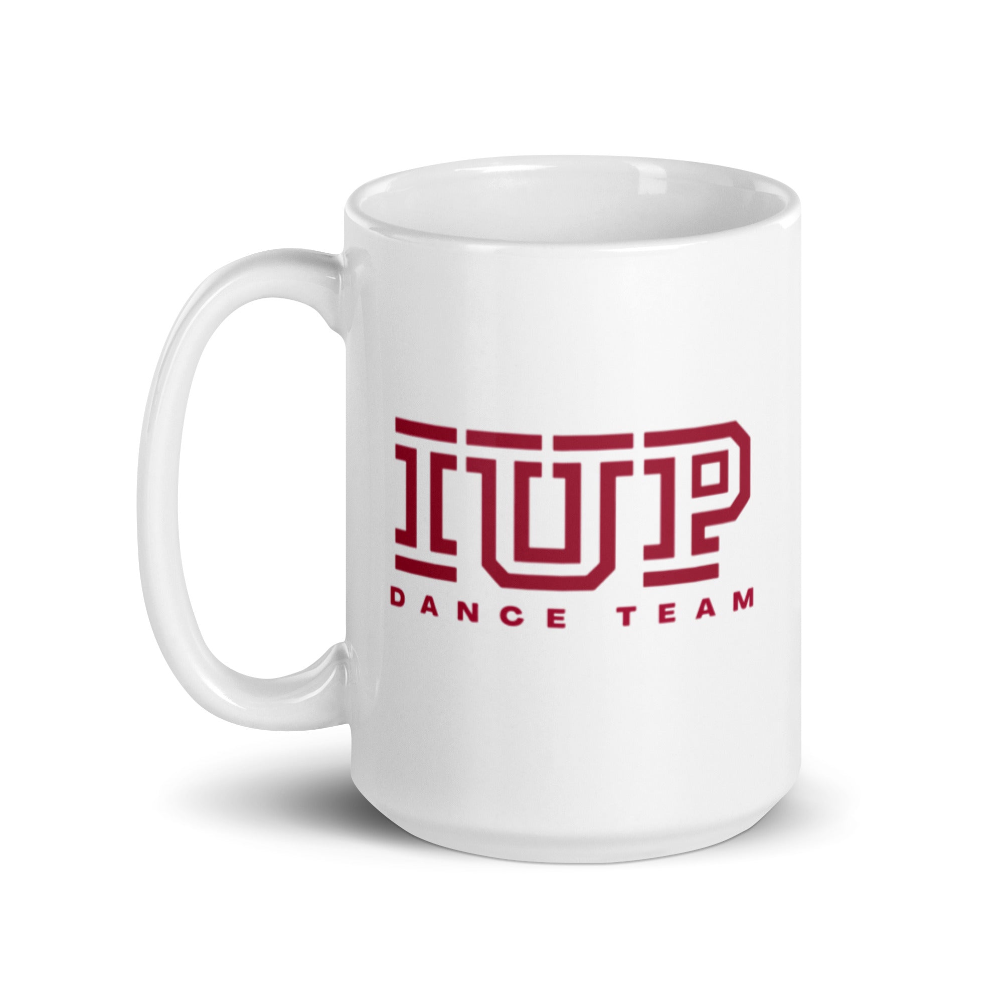 IUP White glossy mug
