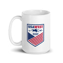 Taza blanca brillante UWR