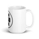 White glossy mug