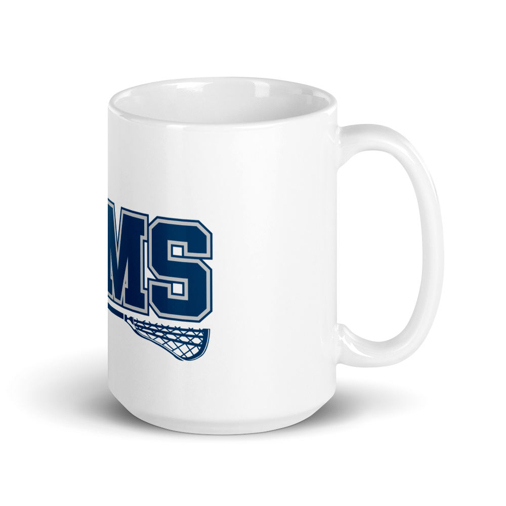 RHS Girls Lacrosse - White glossy mug