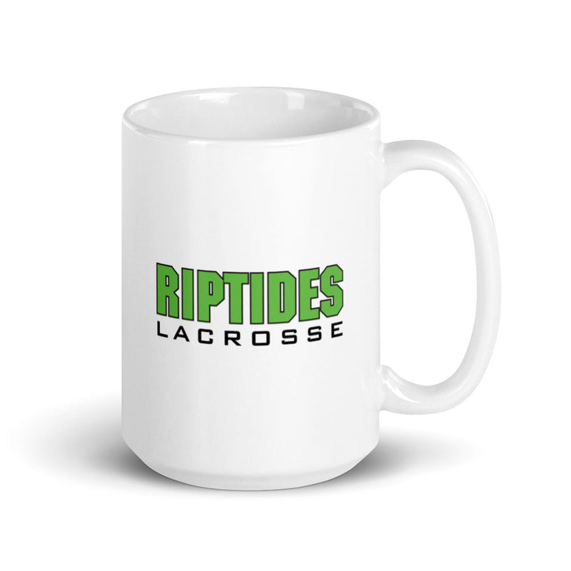 Margate Riptides Lacrosse White glossy mug