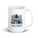 Hermits Alumni White glossy mug
