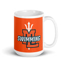 Mountain Lakes Swimming glossy mug