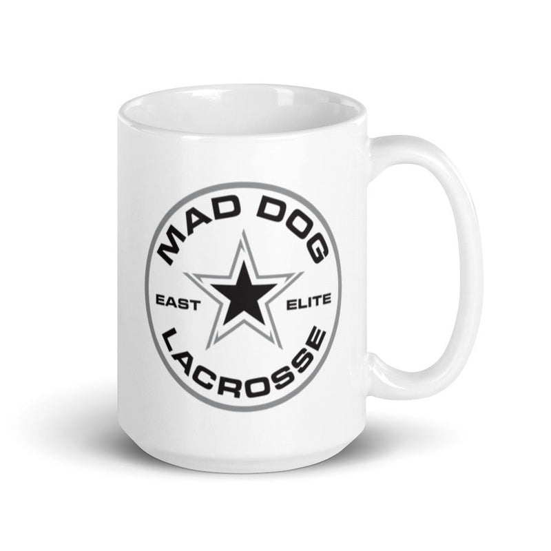 Mad Dog East Elite White glossy mug