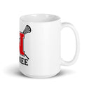 NOHS Lacrosse White glossy mug