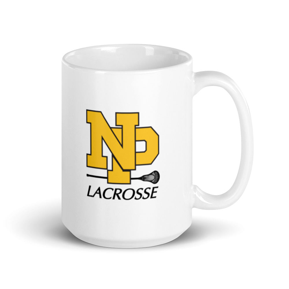 NPHS Lacrosse White glossy mug