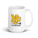 NPHS Lacrosse White glossy mug
