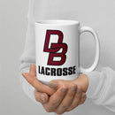 DBP Lacrosse White glossy mug