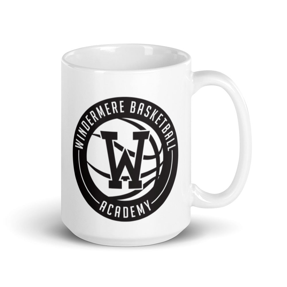 WBA White glossy mug