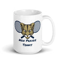 NP Tennis White glossy mug