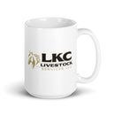 LKC White glossy mug