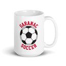 Saranac Soccer glossy mug